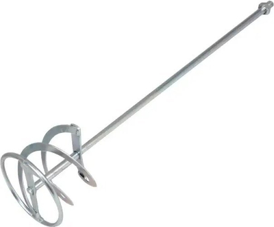 Mikser ndërtimi Right-Hand Mixer With Ring, Ø130mm, fije M14, metalik