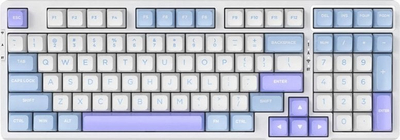 Tastierë gaming VGN V98Pro V2, mekanike 98%, RGB, me valë, Crystal Wine Sea Salt