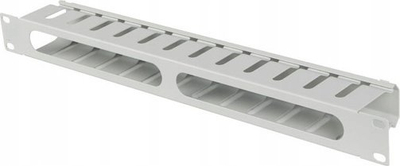 Organizues kabllosh Lanberg AK-1704-S, 19", 1U, gri