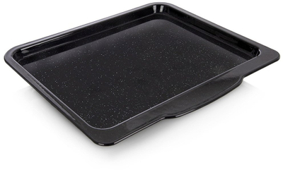 Tepsi pjekjeje Orion, drejtkëndore 40 x 35.5 x 2 cm, çelik i emajluar, e zezë