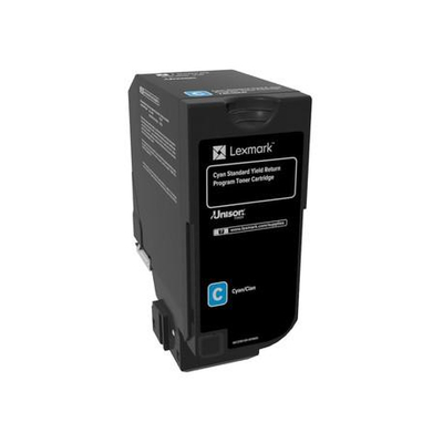 Toner Lexmark 74C2SC0, cyan, origjinal