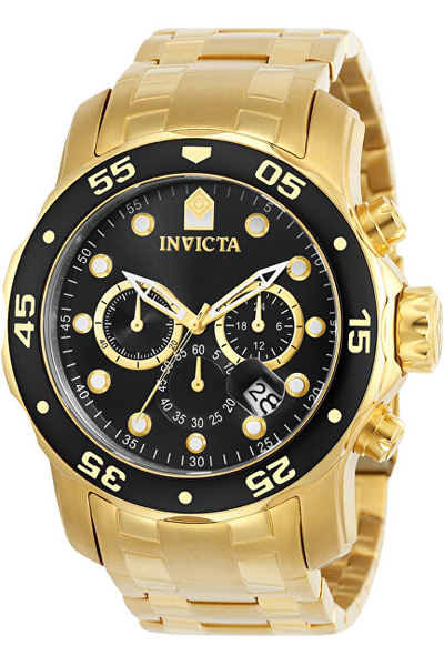 Orë për meshkuj Invicta Pro Diver 0072, e artë