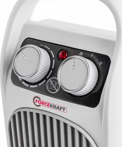 Грејач со вентилатор FORCEKRAFT, 2200W, керамички, бел