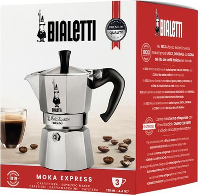 Aparat për kafe Bialetti Moka Express (990001162), 3 gota