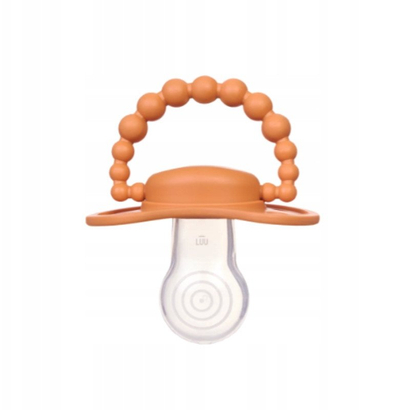 Пуфка Luu Kids Pumpkin Spice, силикон, 3-6 месеци, 1 парче
