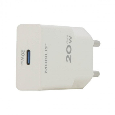 Полнач за ѕид Mobilis Energia Charger 20W, USB C, 20W, бел