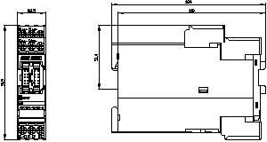 Modul zgjerues dixhital Siemens SIRIUS 3UF7300-1AB00-0, 24V DC, 4 hyrje 2 dalje rele