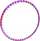 Rreth Allright Hula Hop (FE05012), 90cm, rozë