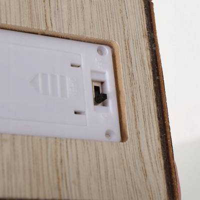 Dekor prej druri Boltze Aldea Houses, LED, set 2 copë, me ndriçim të ngrohtë