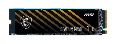 SSD MSI Spatium M450, NVMe M.2, 1TB, PCIe 4.0