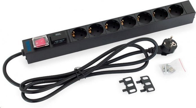 Panel prizash rack Triton RAB-PD-X12-A1, 7 dalje, 1U 19", i zi