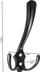 Varëse muri Black, set 5 copë, metal, të zeza