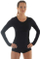 Bluzë për femra Brubeck Comfort Wool, XL, e zezë