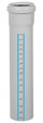 Tub kanalizimi HT Sewer Pipe, PVC, 50 x 1500mm, gri
