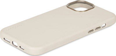 Mbrojtëse telefoni Decoded Leather Back Cover për iPhone 15, MagSafe, bezhë