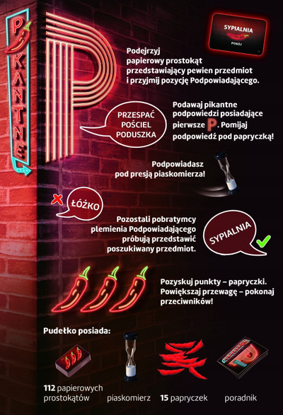 Друштвена игра Trefl Spicy P Game 02493, за возрасни, повеќебојна