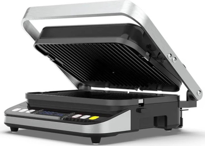 Grill elektrik Aeno EG1, 180°, pllaka jo ngjitëse, gri
