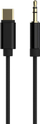 Kabllo audio Gembird USB Type-C në 3.5 mm, 1.5 m, e zezë