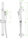 Set dushi Laveo Pretto, shinë 70 cm, zorë 1.5 m, i zi