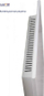 Radiator keramik Kam-in Keraminis eco heat 475EBGT, 475W, krem