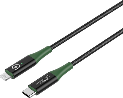 Kabllo USB MicroConnect Smart Charge, Lightning në USB C, 1 m, i zi
