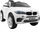 Makina elektrike për kalamaj BMW X6M, me pult, drita LED, e bardhë