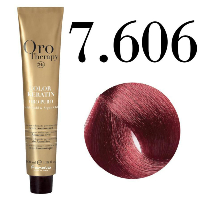 Ngjyrë për flokë Fanola Oro Therapy, 7/606, 100 ml
