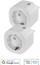 Prizë smart Omajin Smart Plug Bundle x2, WiFi Bluetooth, matje energjie, e bardhë