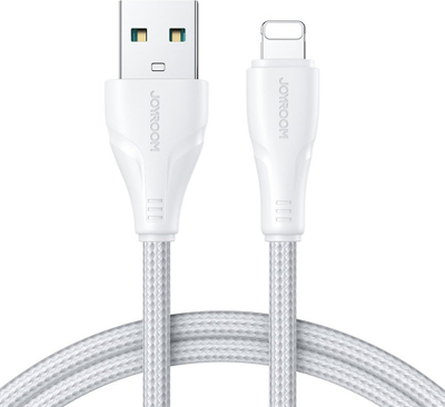 Kabllo karikimi Joyroom Lightning, 2m, 2.4A, e bardhë