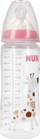 Biberon NUK First Choice, 300ml, 6-18 muaj, rozë