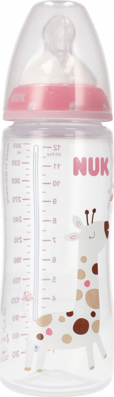 Biberon NUK First Choice, 300ml, 6-18 muaj, rozë