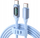 Kabllo USB C TOOCKI 100W, 1m, me ekran dixhital, blu