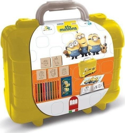 Set vulash Multiprint Minions Travel, komplet kreativ për fëmijë, shumëngjyrësh