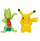 Figurina luftarake Pokémon Pikachu dhe Geckabor, set me 2 figura, shumëngjyrëshe