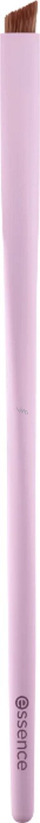 Pensel eyeliner Essence Eyeliner Brush, majë e pjerrët, dorezë e ricikluar, rozë e çelët