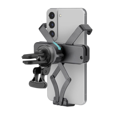 Mbajtëse makine për telefon SBS Car Smartphone Mount, fiksohet te grila e ajrosjes, universal, e zezë