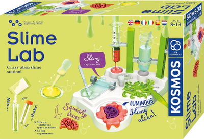 Експериментален сет Kosmos Slime Lab 616878, лабораторија за слуз за деца, 8 13 години, повеќејазичен