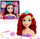 Lodër stilimi flokësh Disney Princess Ariel Styling Head, 18 pjesë, flokë të kuqe