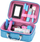 Set kozmetike Leantoys, valixhe plastike, kuti blu