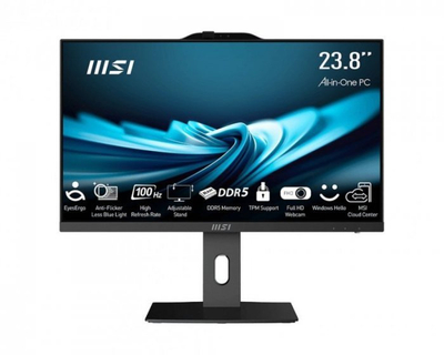 Kompjuter All in One MSI Pro AP242P 14M-682EU, Intel Core i5 14400, 16GB RAM, 512GB SSD, 23.8" Full HD, i zi