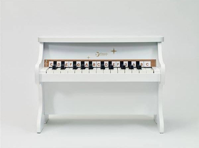 Piano lodër për kalamaj Classic World, dru, e bardhë