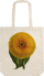 Çantë pambuku Sunflower STBAG 20, e ripërdorshme, me dizajn luleshtrydhe, e verdhë