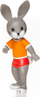 Lodër figurë Tissotoys Rabbit, lepurush, për fëmijë, shumëngjyrëshe