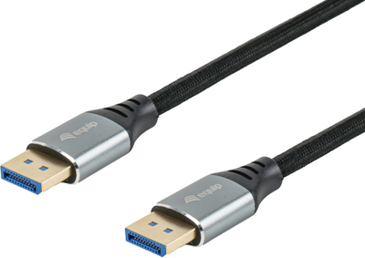 Kabllo Equip DisplayPort 2.1, 1m, 16K 60Hz, i hirtë