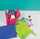 Organizues Spa Frenamighty Pouch Medium, 10 x 7", jeshile