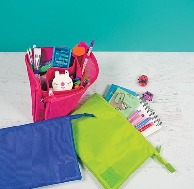 Organizues Spa Frenamighty Pouch Medium, 10 x 7", jeshile