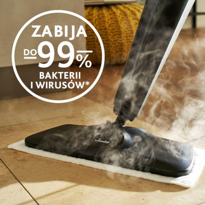 Парочистач Vileda Steam Plus XXL, црн