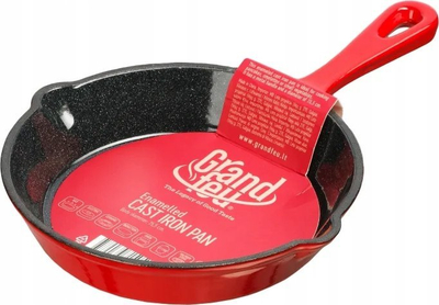 Tigan gize Grand Feu, smaltuar, 15.5cm, i kuq