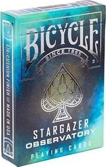 Karta loje Bicycle Stargazer Observatory, set 54 letra, format poker
