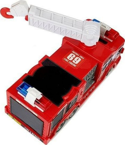 Lodër kamion zjarrfikës me pult LEANToys R / C, 28 cm, i kuq